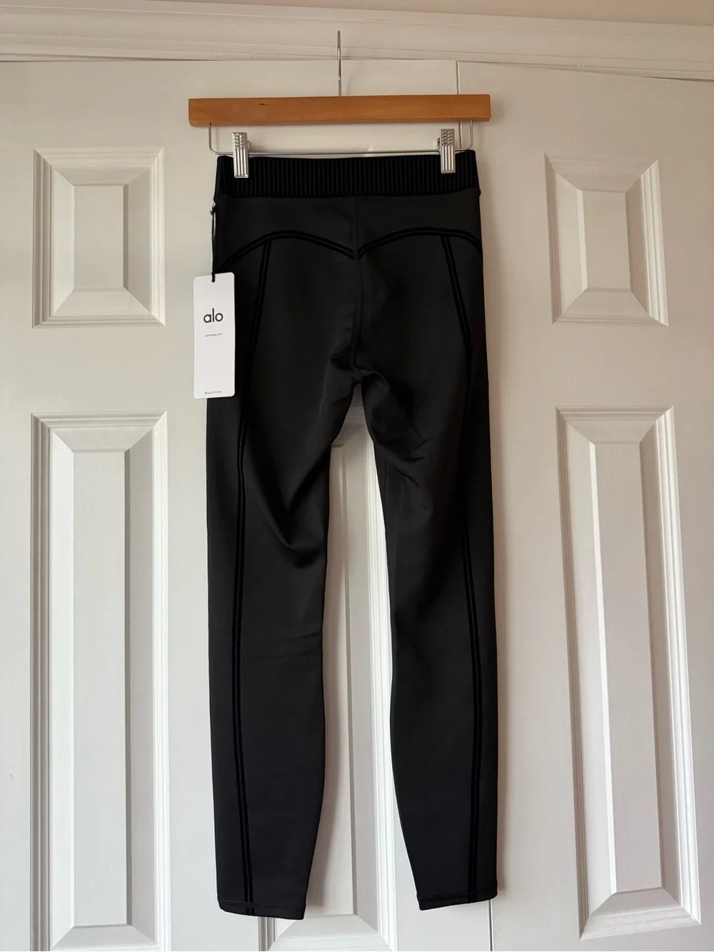 ALO Air Lift High Waist 7/8 Line Up Legging Black